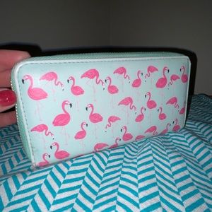 3/25$ 🛒 Flamingo Graphic Wristlet/ Wallet 🦩